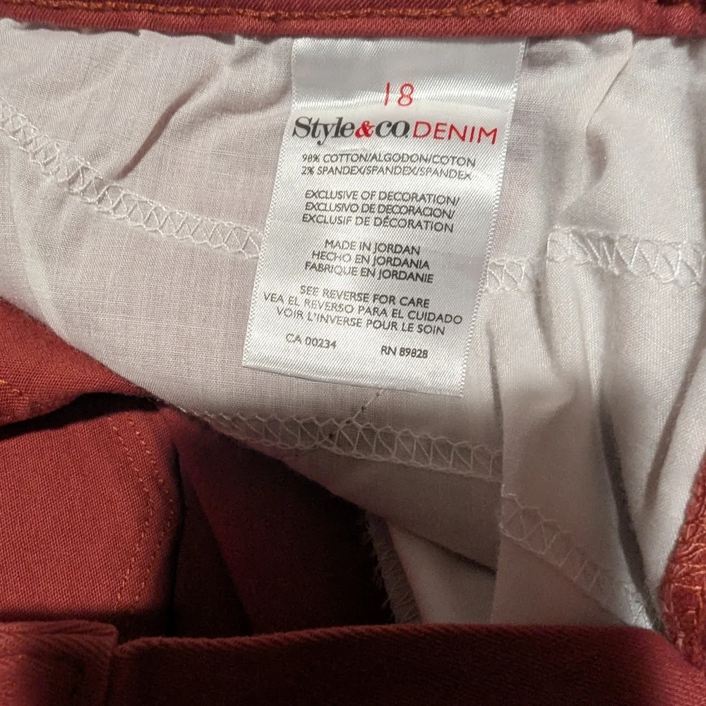 Style & Co. Women's Brick Straight Leg Jeans - Picture 4 of 4